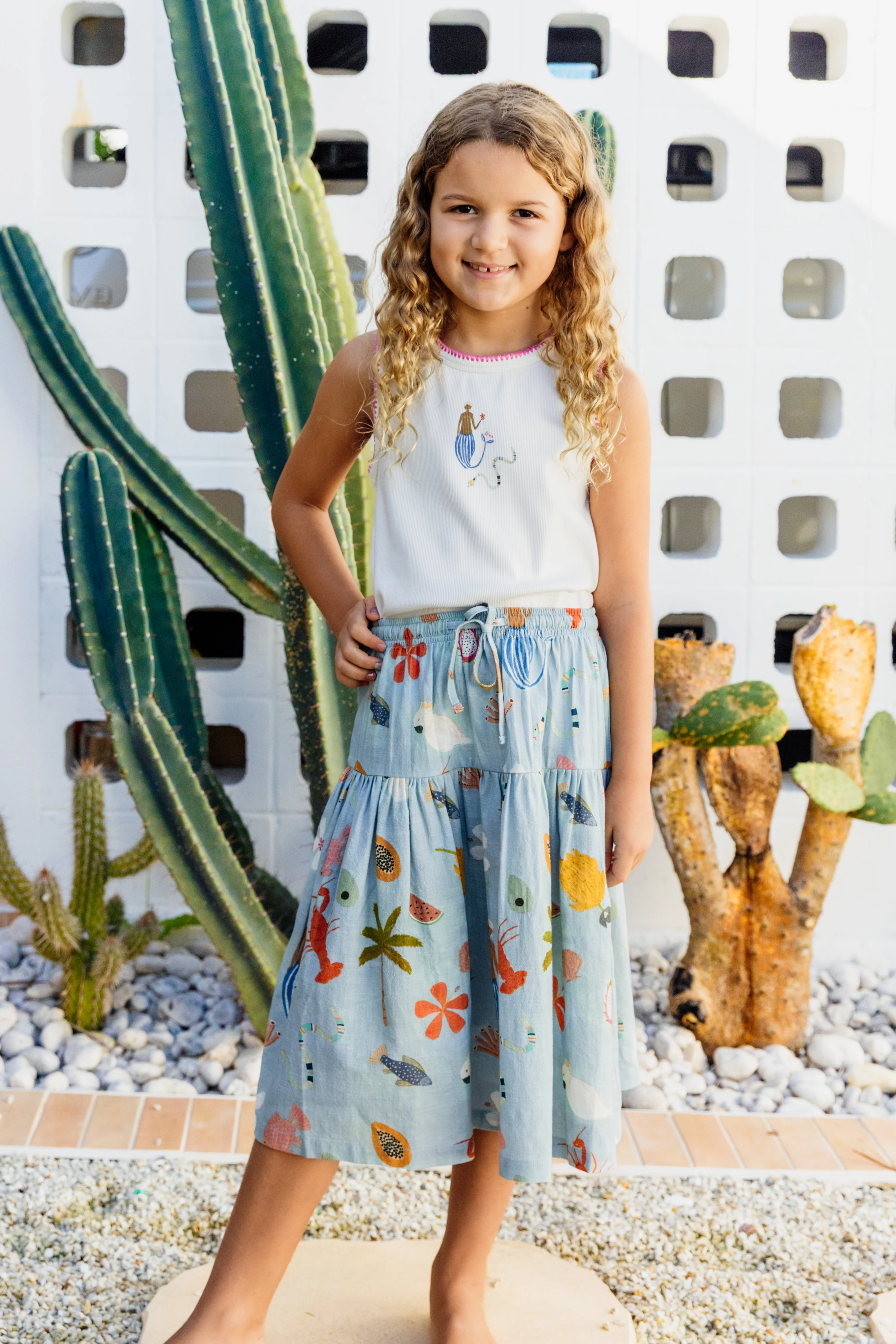 BY THE SEA MIDI SKIRT - Image 8