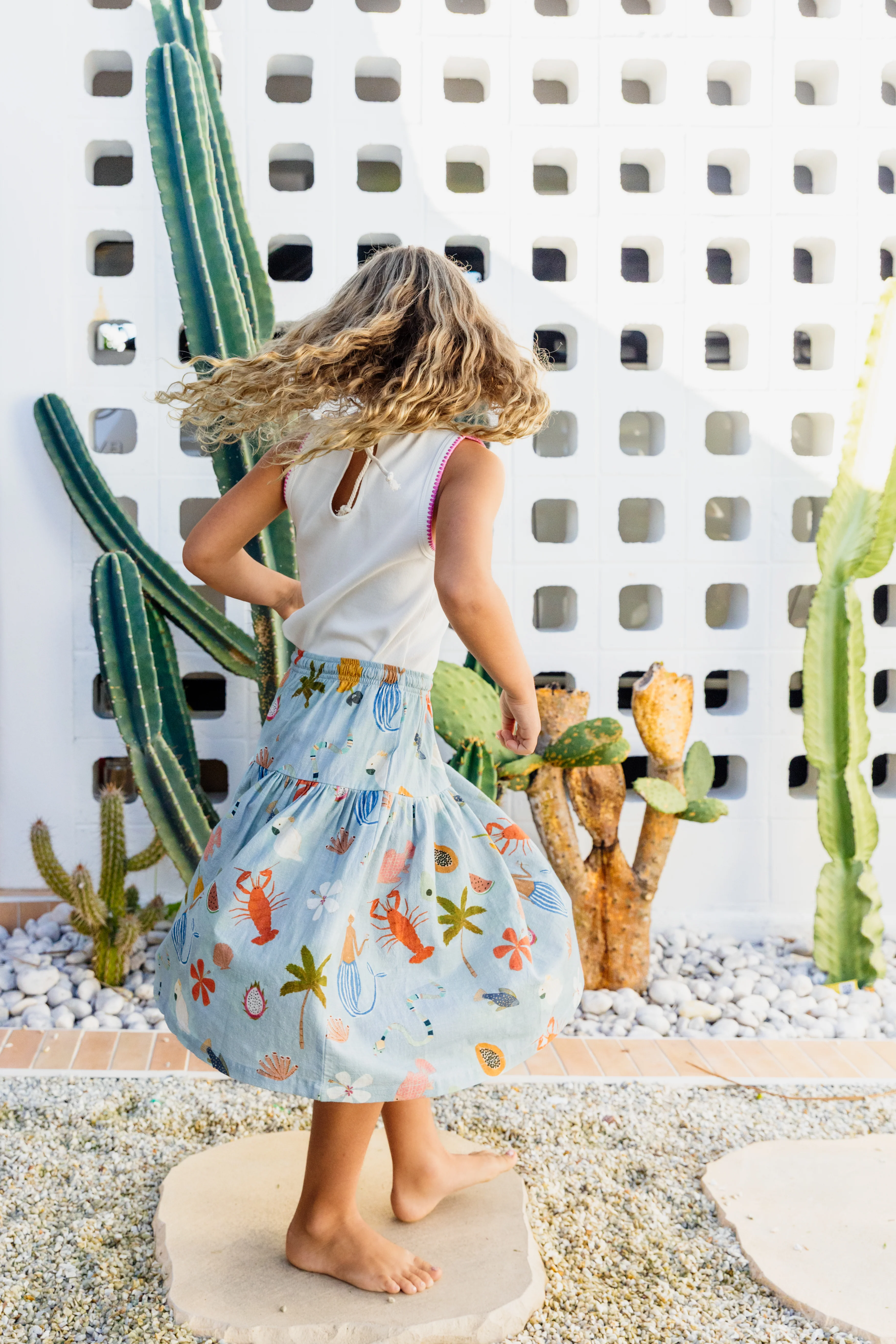 BY THE SEA MIDI SKIRT - Image 9