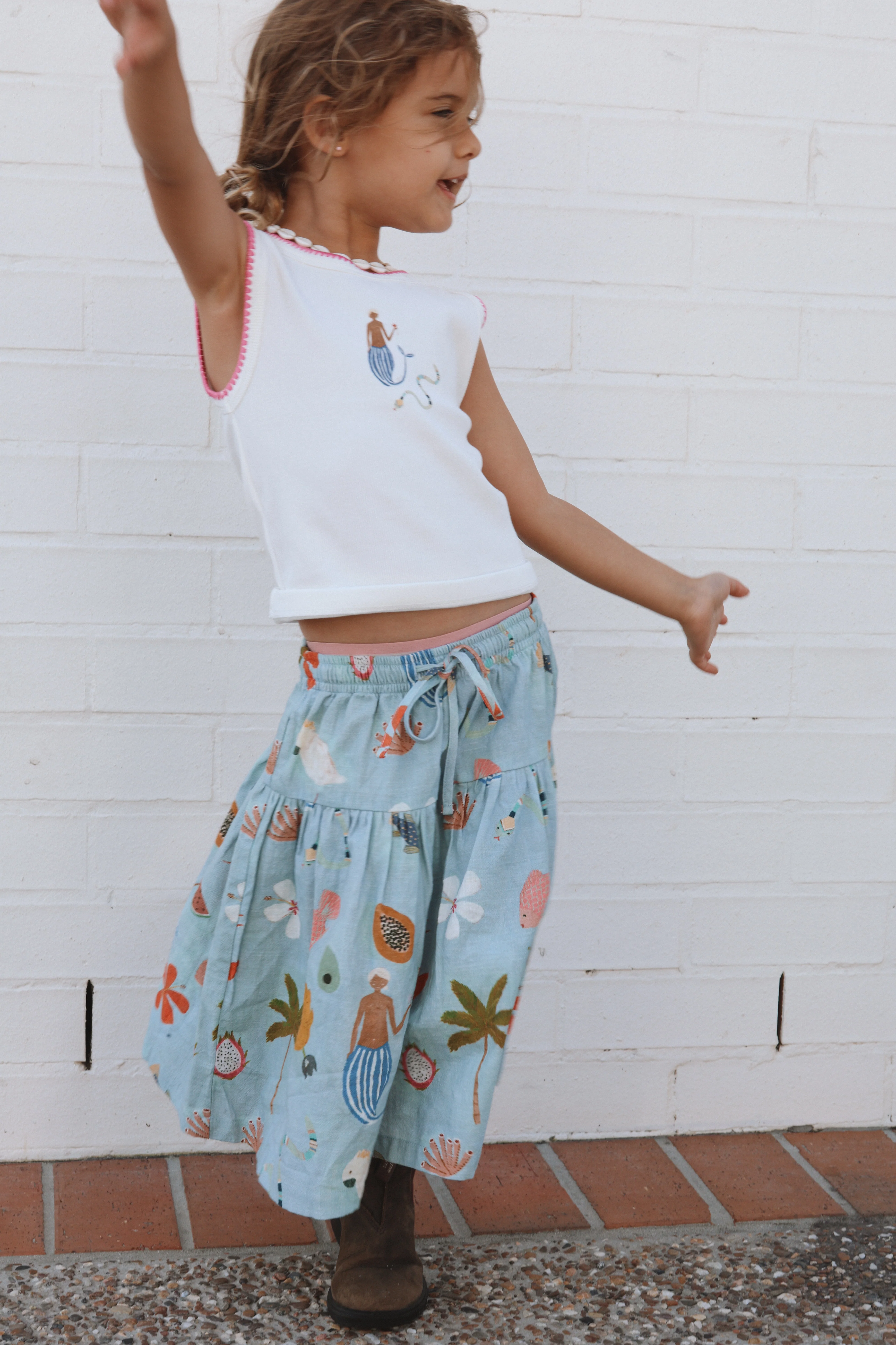 BY THE SEA MIDI SKIRT - Image 4