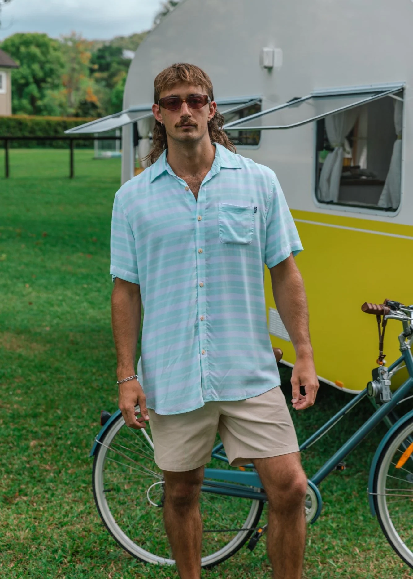 TRUE BLUE BUTTON UP - Image 6