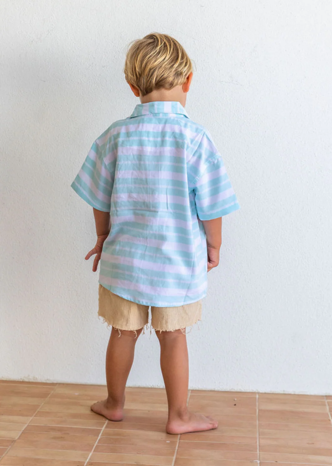 TRUE BLUE MINI BUTTON UP - Image 2
